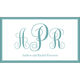 Traditional Monogram Luggage Tags Image 3 of 3